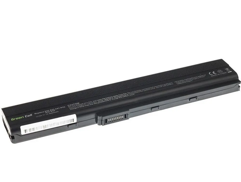 Μπαταρία laptop GREEN CELL, Asus K52 K52J K52F K52JC K52JR, 10.8V, 4400mAh - image 1