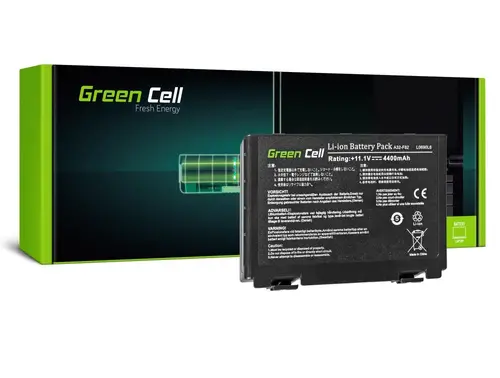 Baterie pentru laptop GREEN CELL, Asus K40 K50 K50AB K50C K51 K51AC K60 K70 X70 X5DC, 10.8V, 4400mAh - 1