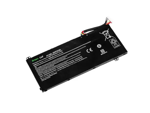 Батерия за лаптоп GREEN CELL, Acer Aspire Nitro V15 VN7-571G VN7-572G VN7-591G VN7-592G i V17 VN7-791G VN7-792G AC14A8L, 11.4V, 3800mAh - image 1