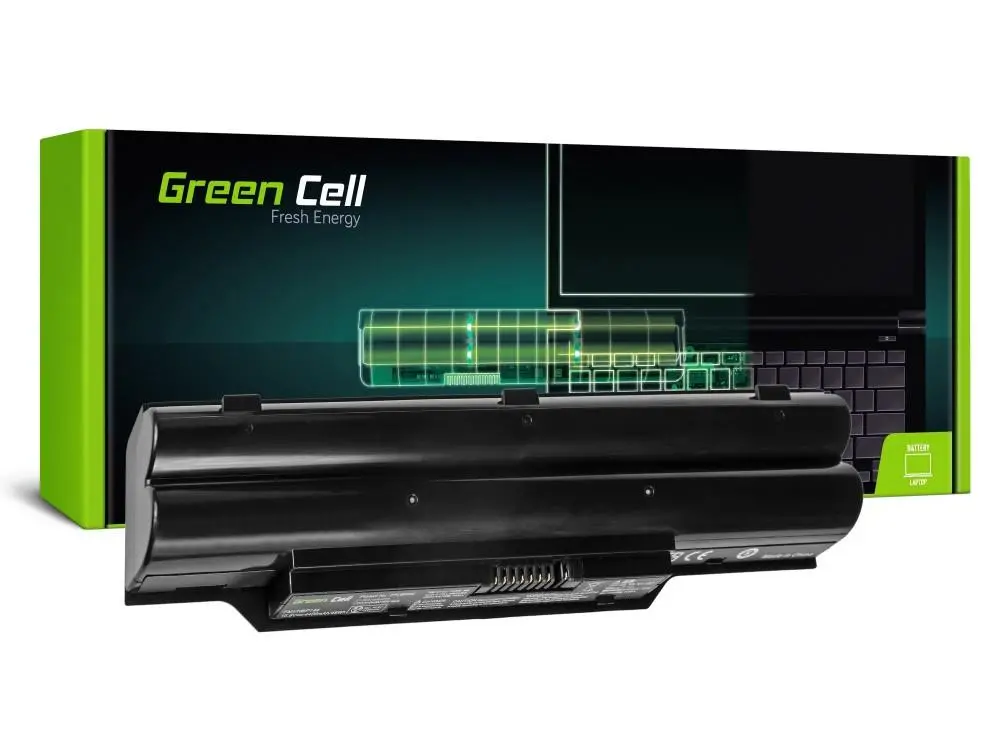 Батерия за лаптоп GREEN CELL, Fujitsu LifeBook AH530/531 FPCBP250, 11.1V, 4400mAh