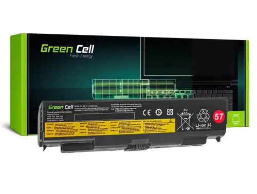 Baterie pentru laptop GREEN CELL, Lenovo ThinkPad T440P, T540P, W540, W541, L440, L540, 11.1V, 4400mAh - 1