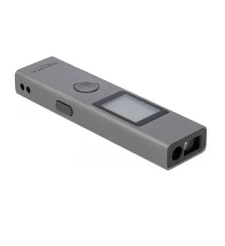 Telemetru laser DeLock 64071, 3 cm - 40 m, Precizie 2 mm, Gri - 1