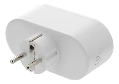 Смарт контакт DELTACO SH-P02E, 2 гнезда, Google Assistant, Alexa, 13А, WiFi 2.4Ghz, 1xCEE 7/3, Бял - image 2