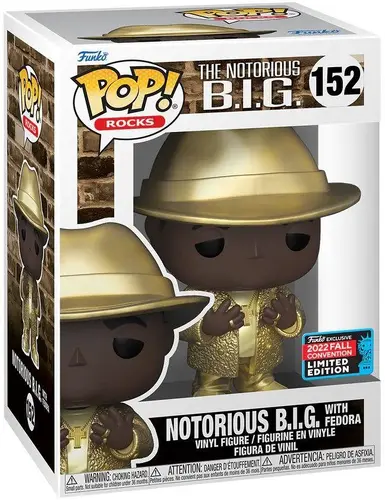 Фигура Funko POP! Rocks: The Notorious B.I.G. - Notorious B.I.G. with Fedora #152 - image 1