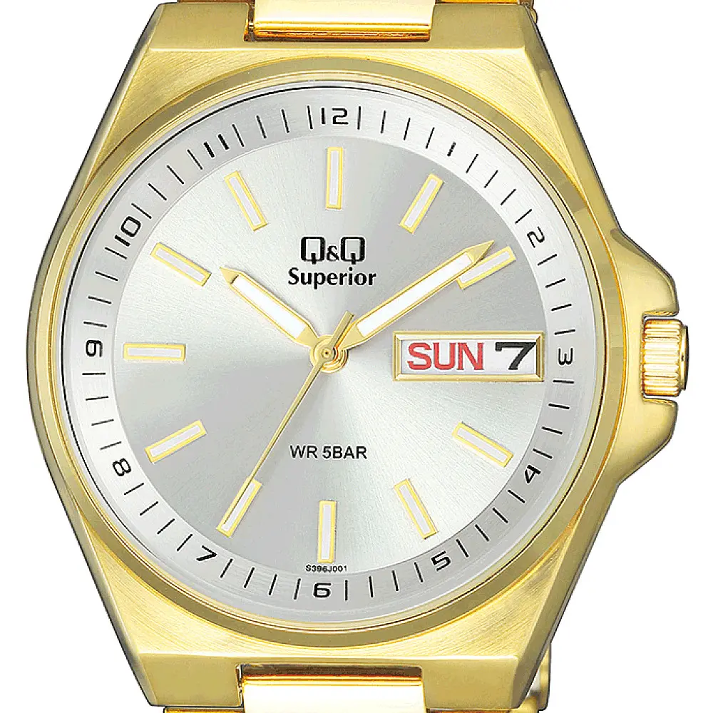 Мъжки аналогов часовник Q&Q Superior - S396J001Y - image 1