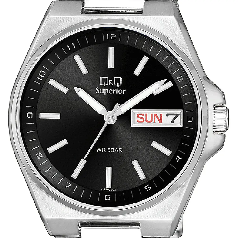 Мъжки аналогов часовник Q&Q Superior - S396J202Y - image 1
