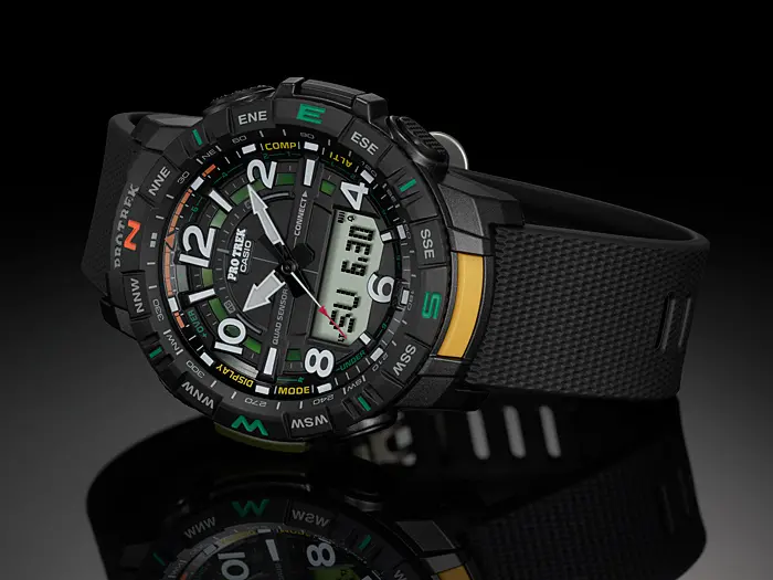 Ανδρικό ρολόι Casio Pro Trek Bluetooth Quad Sensor - PRT-B50-1ER - image 1
