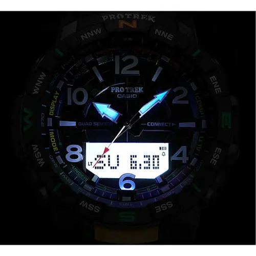 Мъжки часовник Casio Pro Trek Bluetooth Quad Sensor - PRT-B50-1ER - image 3
