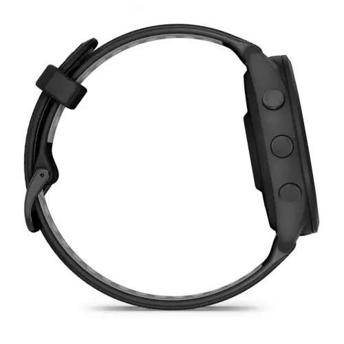 Garmin Forerunner® 265 - Black безел и корпус с Black/Powder Gray силиконова каишка 010-02810-10 - image 3