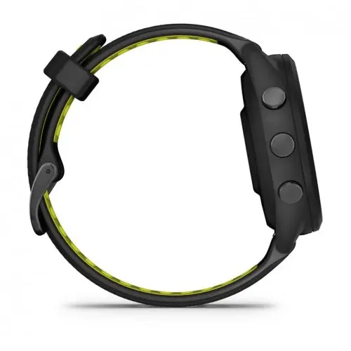 Garmin Forerunner® 265S - Black безел и корпус с Black/Amp Yellow силиконова каишка 010-02810-13 - image 3