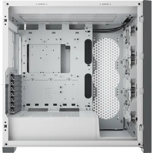 Кутия Corsair iCUE 5000X RGB Mid Tower, Tempered Glass, Бяла - image 7