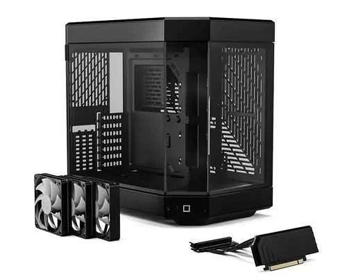 Кутия HYTE Y60 Tempered Glass, Mid-Tower, Черна - image 1