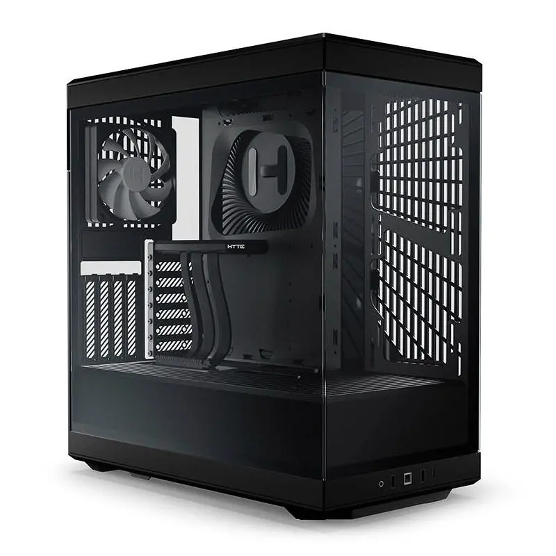 Carcasă HYTE Y40 Tempered Glass, Mid-Tower, Neagră, Panouri din sticlă