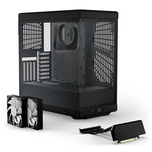 Κουτί υπολογιστή HYTE Y40 Tempered Glass, Mid-Tower, Μαύρο, Γυάλινα πάνελ - 2