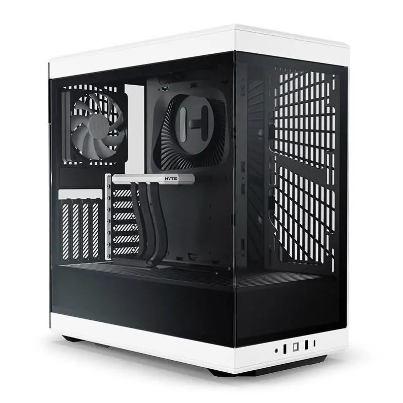 Carcasă HYTE Y40 Tempered Glass, Mid-Tower, Alb și Negru