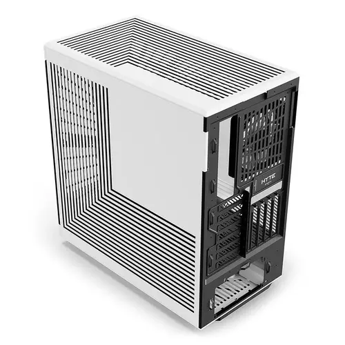 Кутия HYTE Y40 Tempered Glass, Mid-Tower, Бяло и Черно - image 3