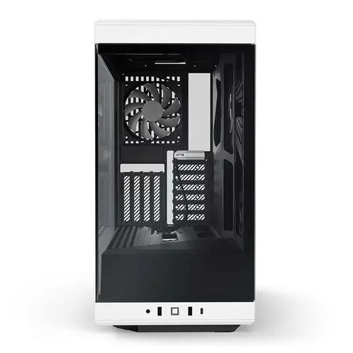 Carcasă HYTE Y40 Tempered Glass, Mid-Tower, Alb și Negru - 6