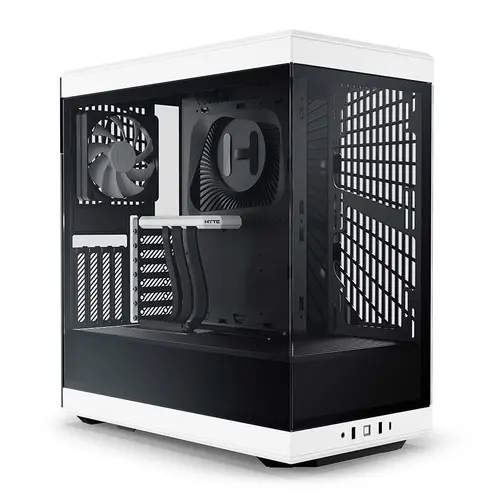 Κουτί υπολογιστή HYTE Y40 Tempered Glass, Mid-Tower, Λευκό και Μαύρο - 1