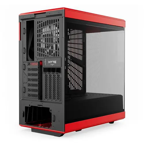 Кутия HYTE Y40 Tempered Glass, Mid-Tower, Червено и Черно - image 3