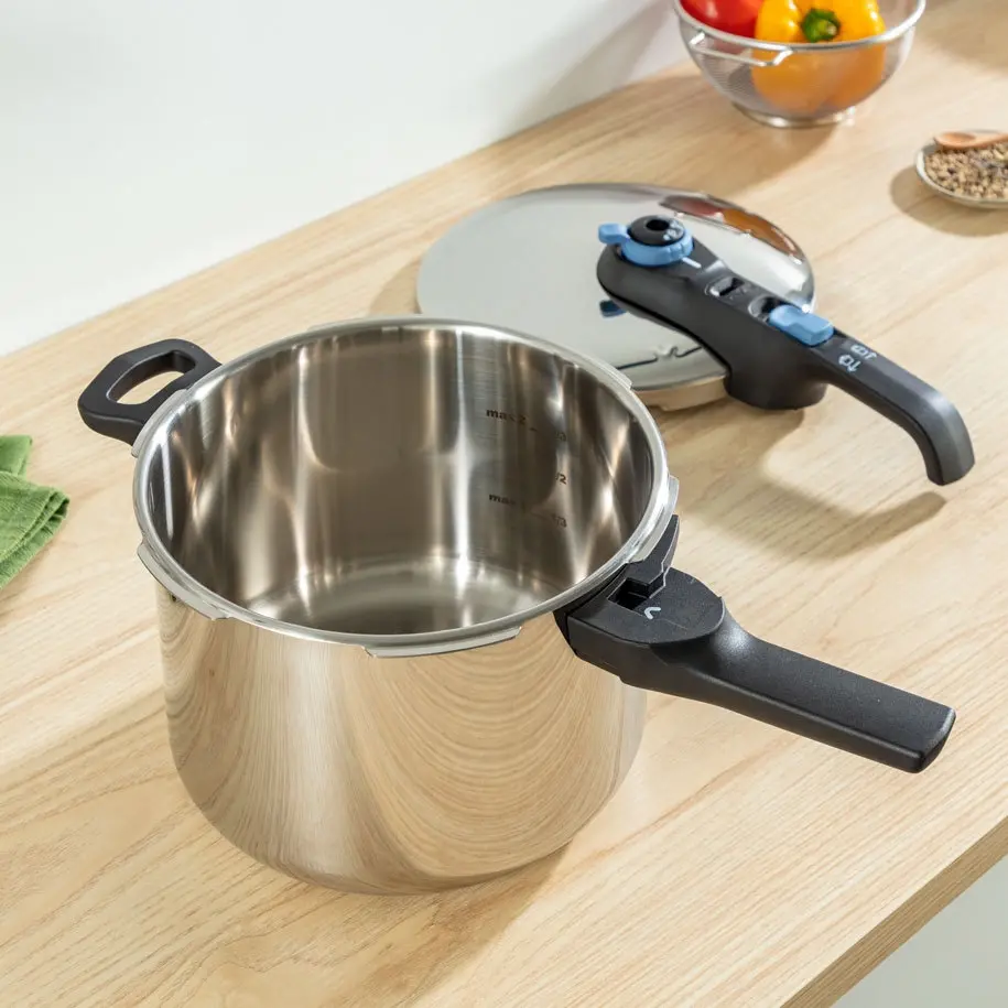 Тенджера, Tefal P2584401, SECURE TRENDY 8L TEFAL AQUA BLU - image 1
