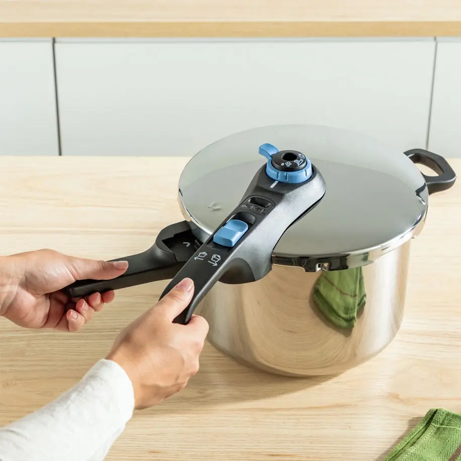 Тенджера, Tefal P2584401, SECURE TRENDY 8L TEFAL AQUA BLU - image 4
