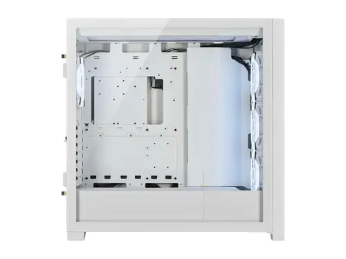 Кутия Corsair iCUE 5000X RGB QL Edition Mid Tower, Tempered Glass, Бяла - image 3