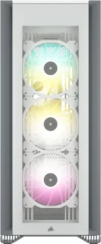 Кутия Corsair iCUE 7000X RGB Full Tower, Tempered Glass, Бяла - image 1