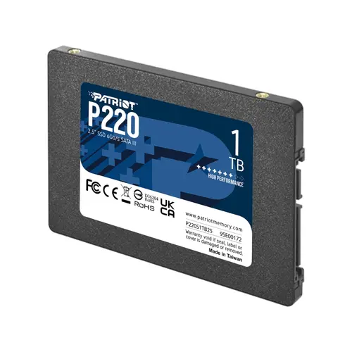 Твърд диск, Patriot P220 1TB SATA3 2.5 - image 1