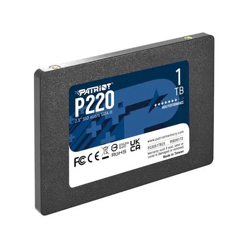 Твърд диск, Patriot P220 1TB SATA3 2.5 - image 2