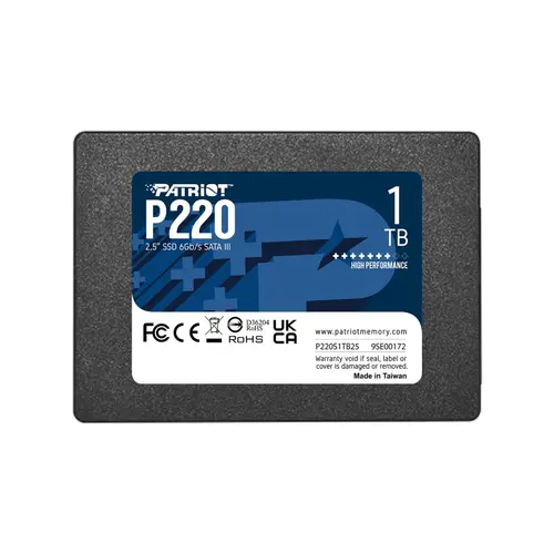 Твърд диск, Patriot P220 1TB SATA3 2.5