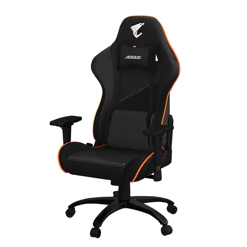 Геймърски стол Gigabyte Aorus AGC310, Черно и Оранжево - image 1