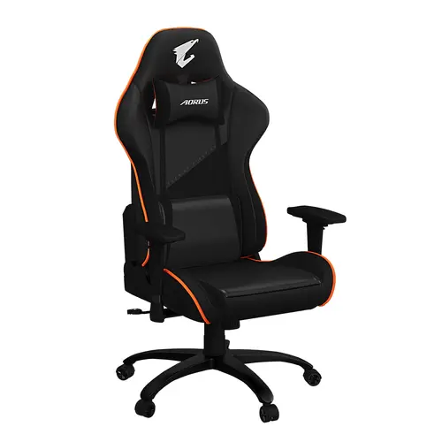 Геймърски стол Gigabyte Aorus AGC310, Черно и Оранжево - image 2