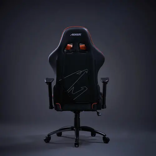 Геймърски стол Gigabyte Aorus AGC310, Черно и Оранжево - image 5