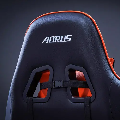 Геймърски стол Gigabyte Aorus AGC310, Черно и Оранжево - image 6