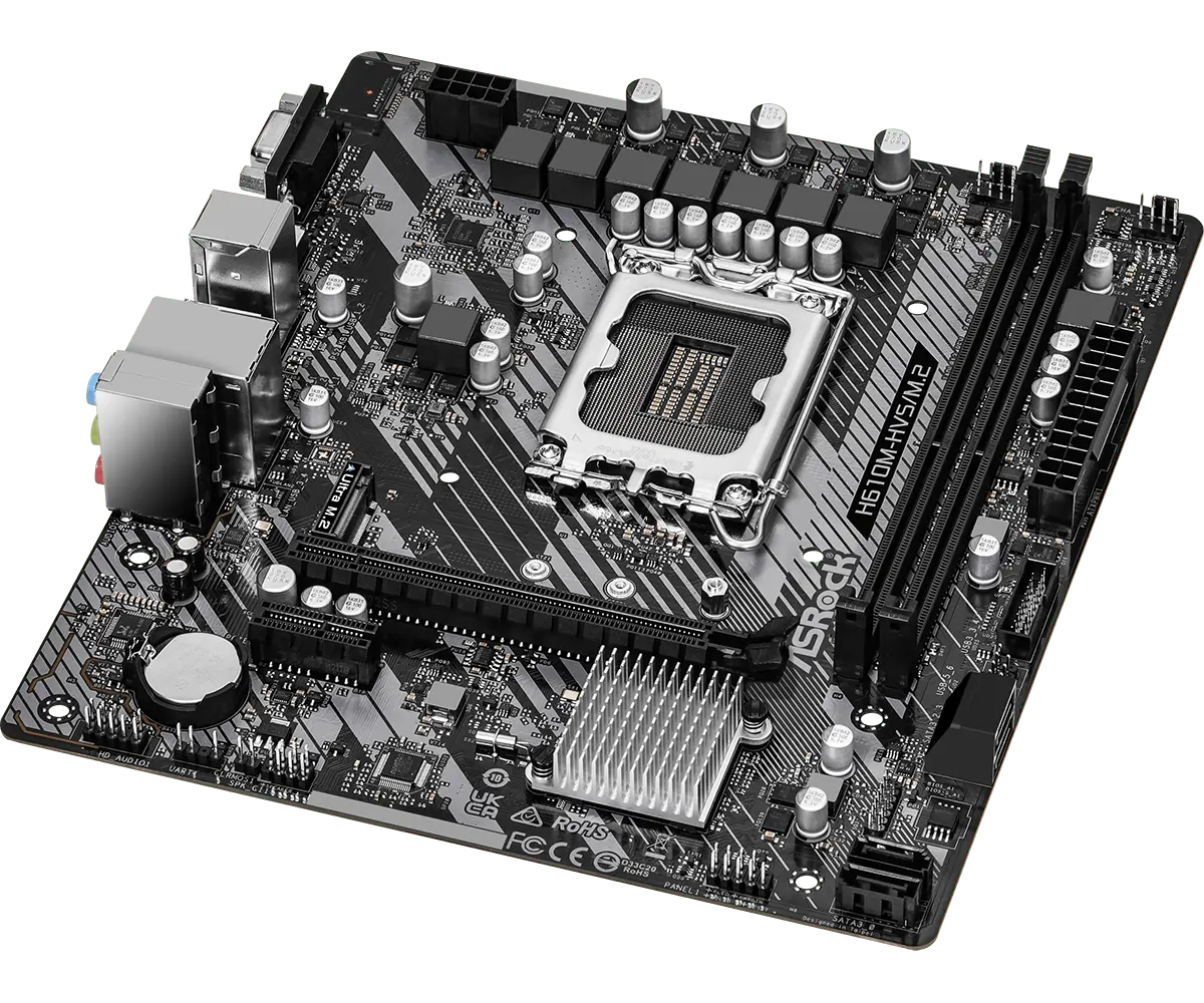 Дънна платка, ASROCK H610M-HVS/M.2 R2.0 - image 2