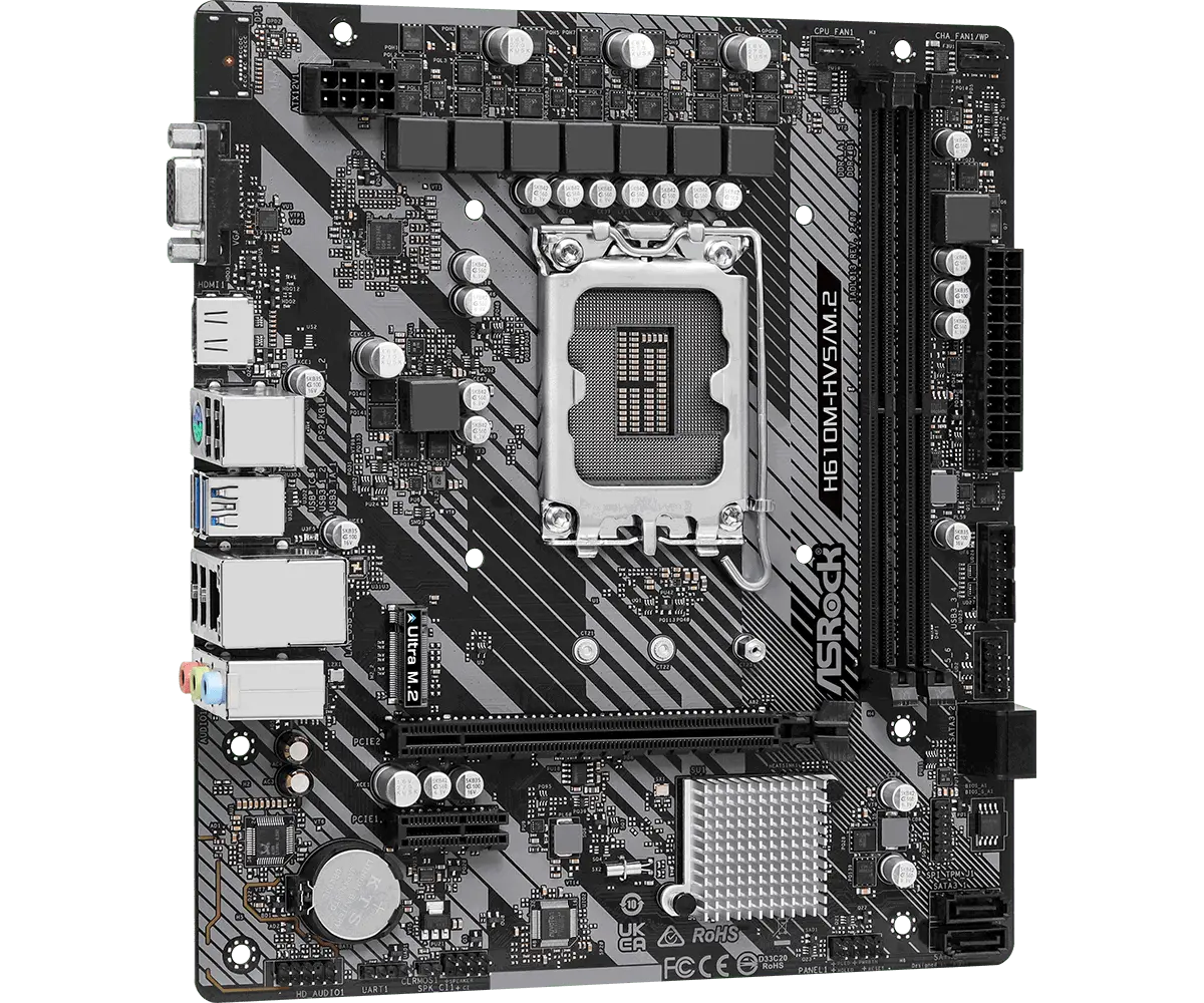 Placă de bază, ASROCK H610M-HVS/M.2 R2.0/DDR4 - image 3