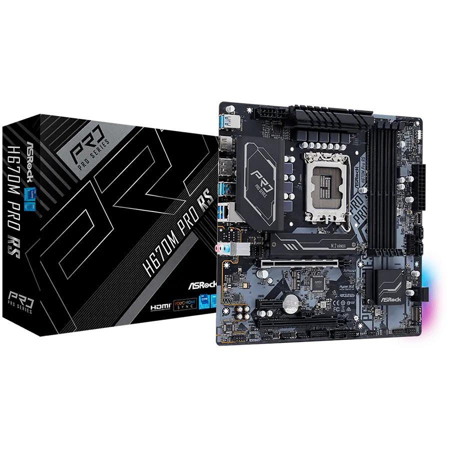 Дънна платка, ASROCK H670M PRO RS