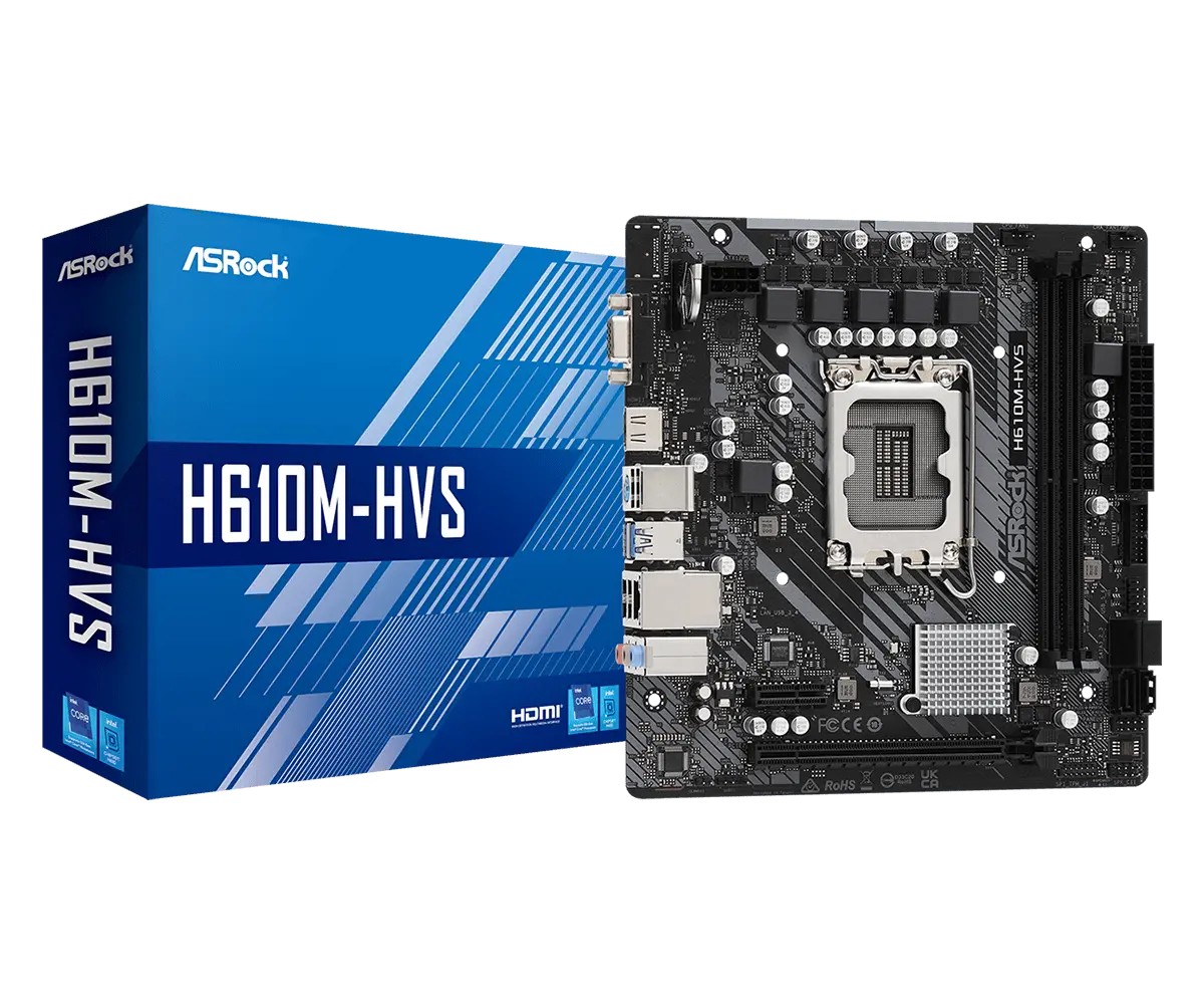 Дънна платка, ASROCK H610M-HVS /LGA1700