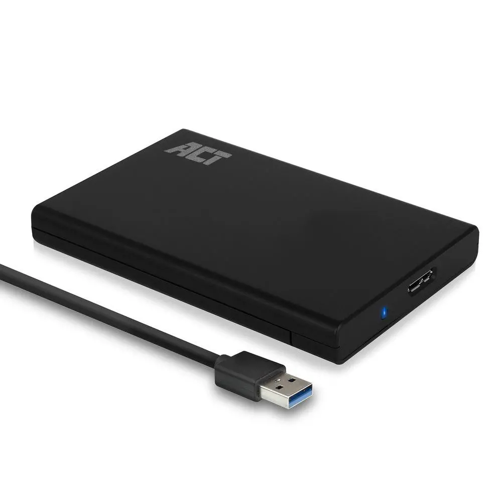 Carcasă pentru hard disk ACT AC1215, 2.5", USB 3.0, Negru