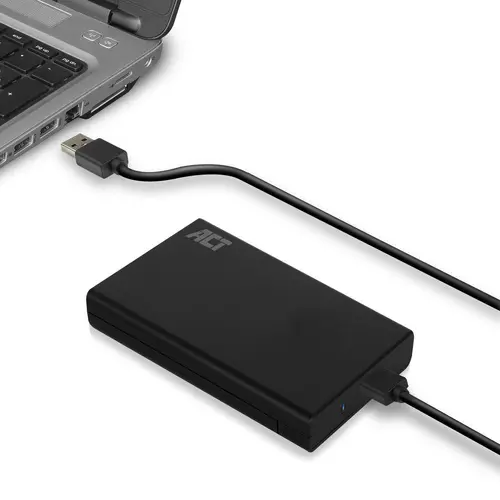 Carcasă pentru hard disk ACT AC1215, 2.5", USB 3.0, Negru - 3