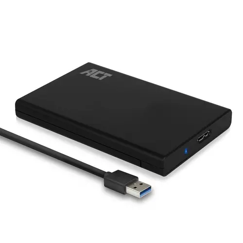 Carcasă pentru hard disk ACT AC1215, 2.5", USB 3.0, Negru - 1