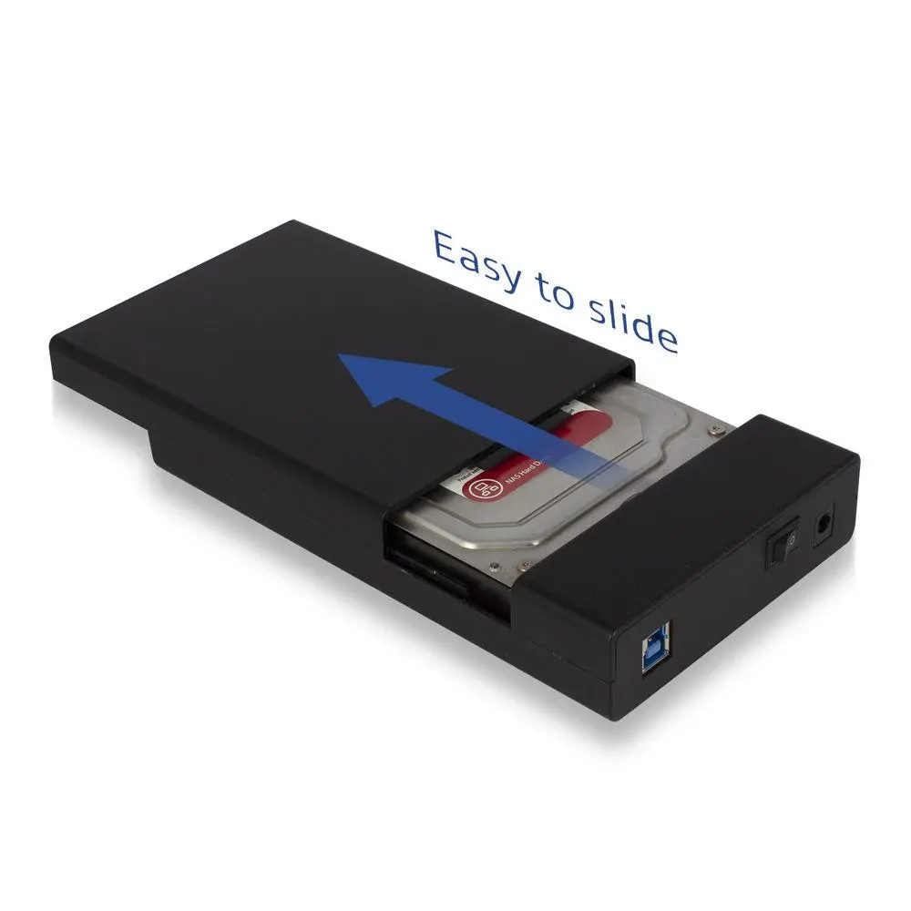 Carcasă pentru hard disk ACT AC1405, 3.5", SATA, USB 3.1 Gen1 (USB 3.0), Negru - image 1