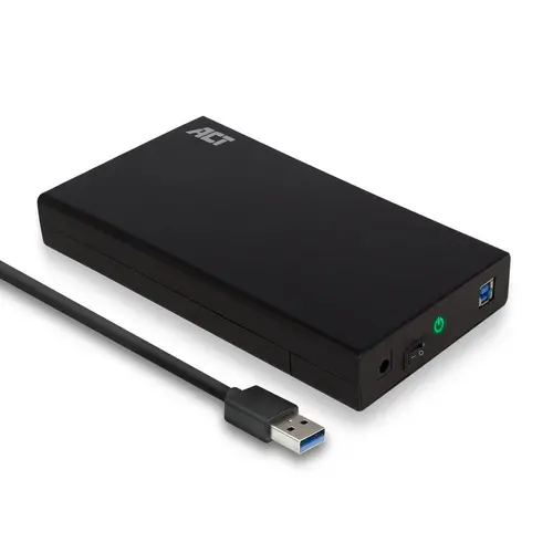 Carcasă pentru hard disk ACT AC1405, 3.5", SATA, USB 3.1 Gen1 (USB 3.0), Negru - 1