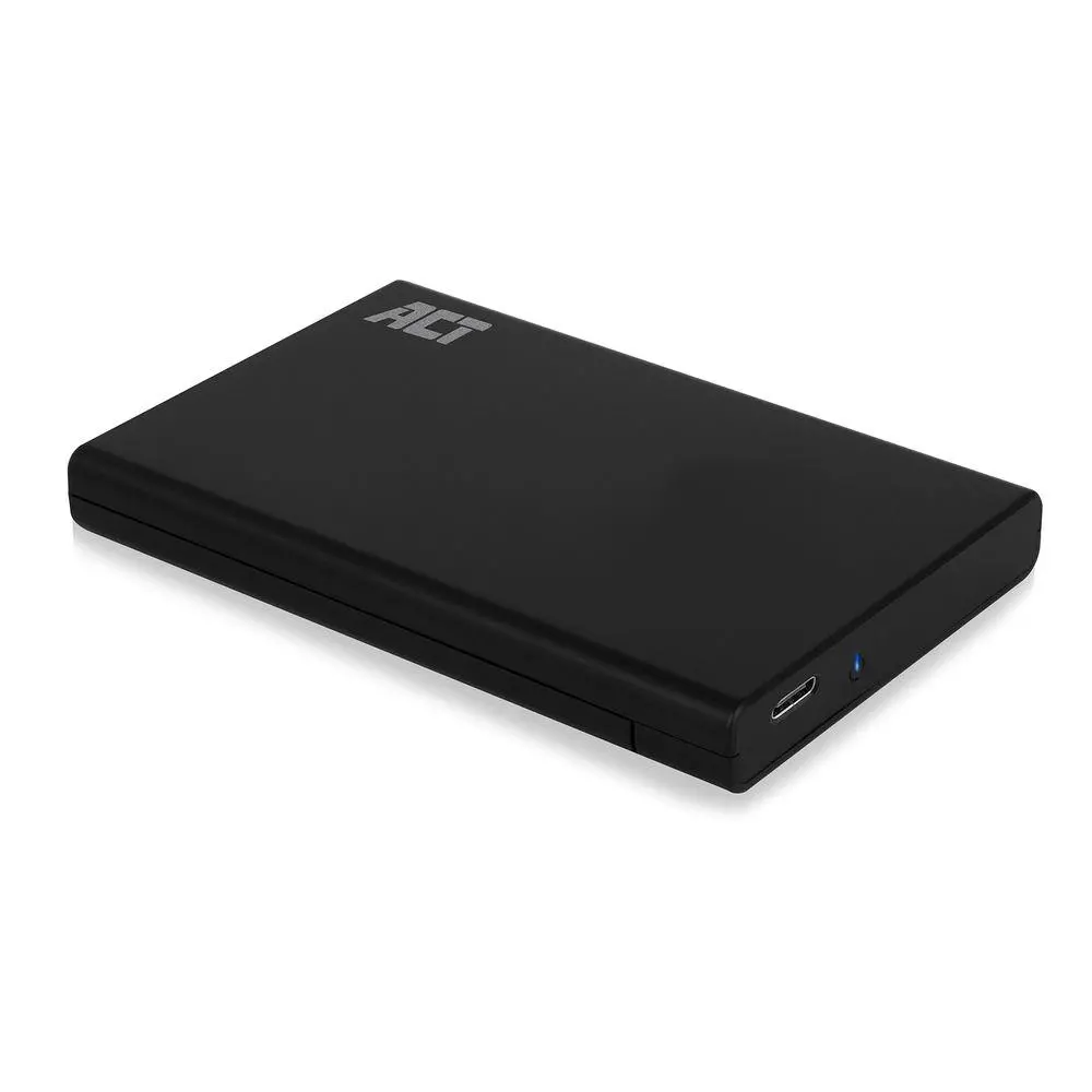 Carcasă pentru hard disk ACT AC1225, SATA, 2.5", USB-C 3.2 Gen2, Negru