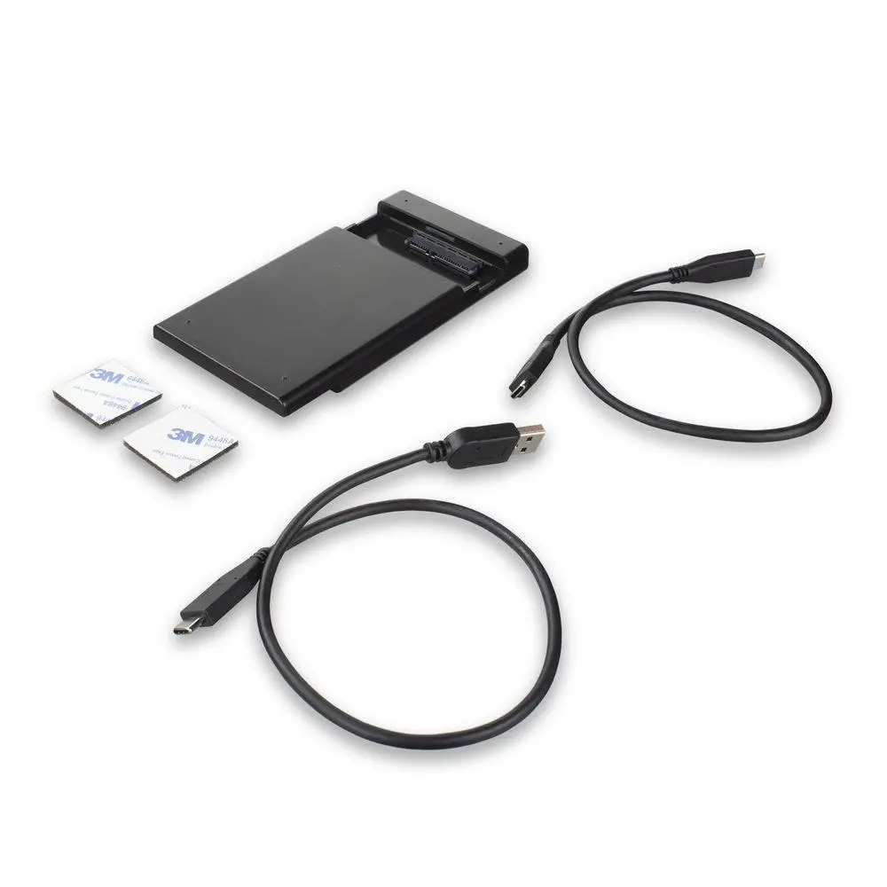 Чекмедже за твърд диск ACT AC1225, SATA, 2.5", USB-C 3.2 Gen2, Черен - image 2