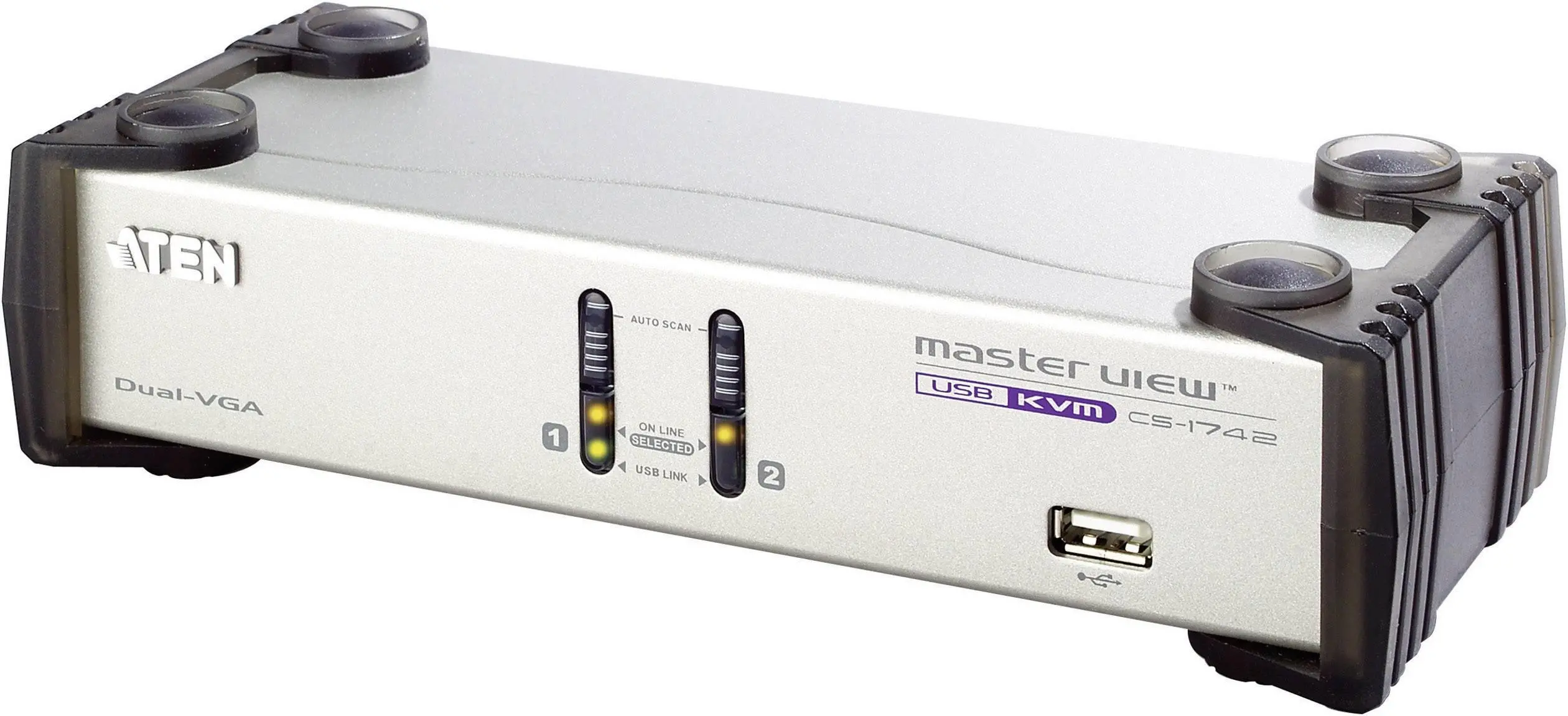 Διακόπτης KVMP ATEN CS1742C-AT, 2 θυρών