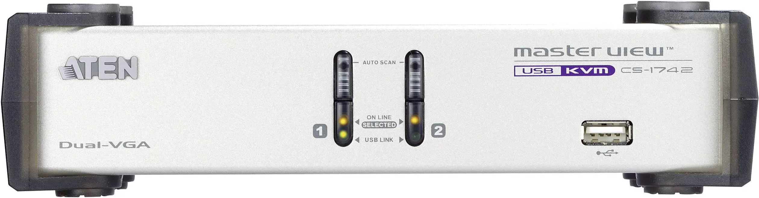 Διακόπτης KVMP ATEN CS1742C-AT, 2 θυρών - image 2