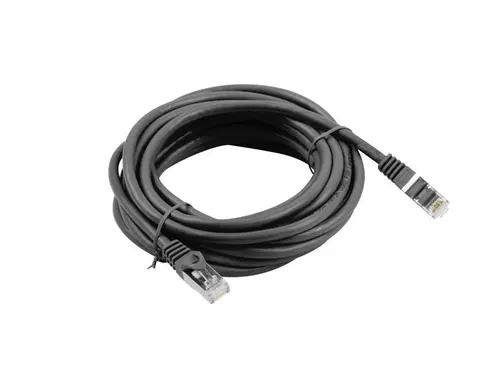 Кабел, Lanberg patch cord CAT.6 FTP 5m, black - image 1