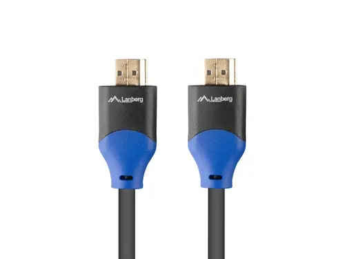 Кабел, Lanberg HDMI M/M V2.0 cable 1m 4K CU box, black BOX - image 1