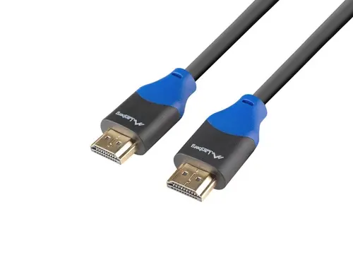 Кабел, Lanberg HDMI M/M V2.0 cable 1.8m 4K CU box, black BOX